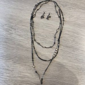 Silpada necklace and earings